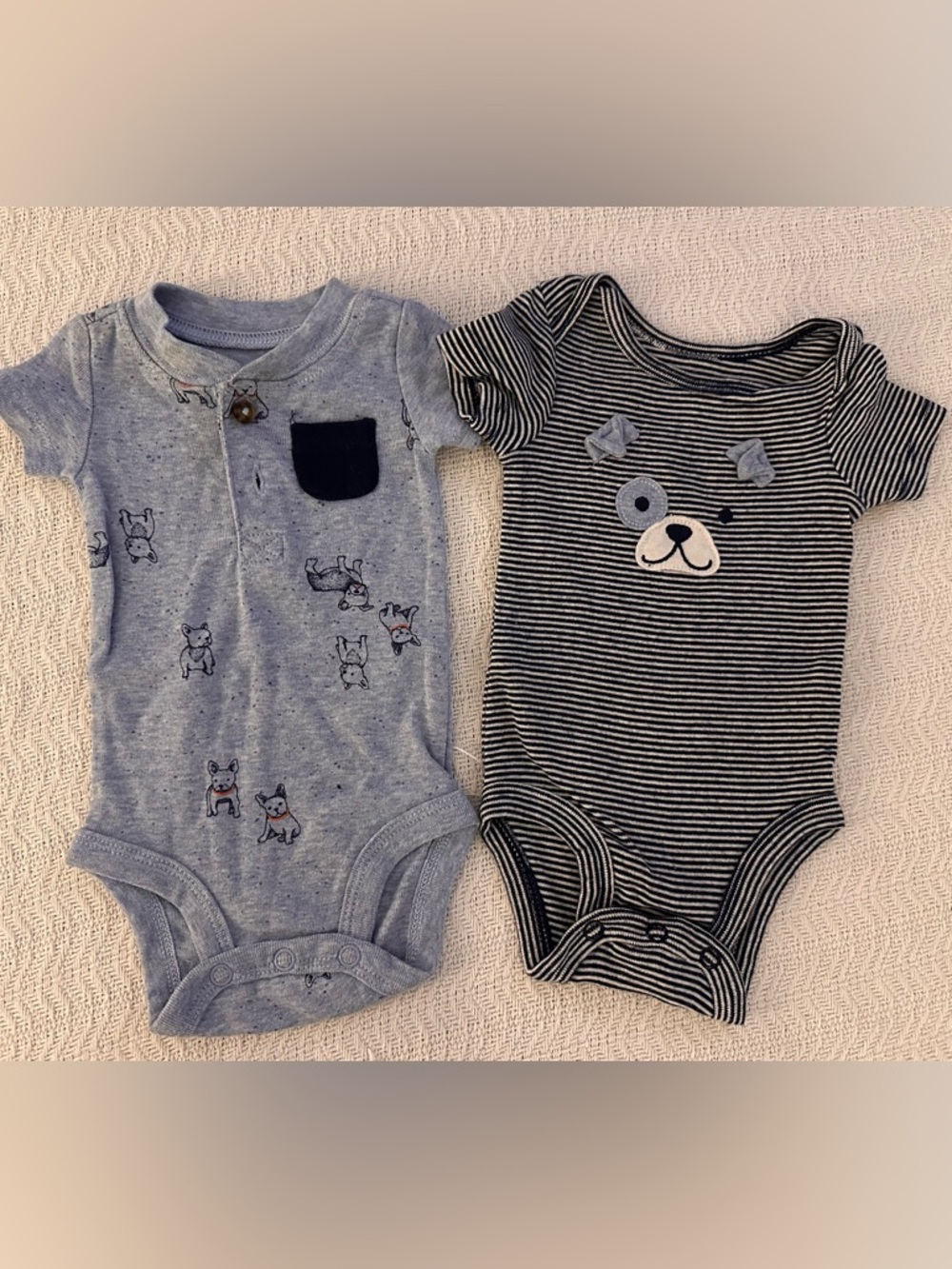 2 Baby Boy Carters Bodysuits
